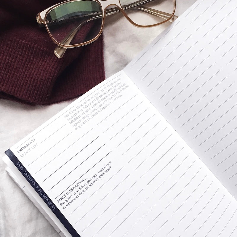 La bucket list ou les 100 rêves à accomplir avant de mourir.